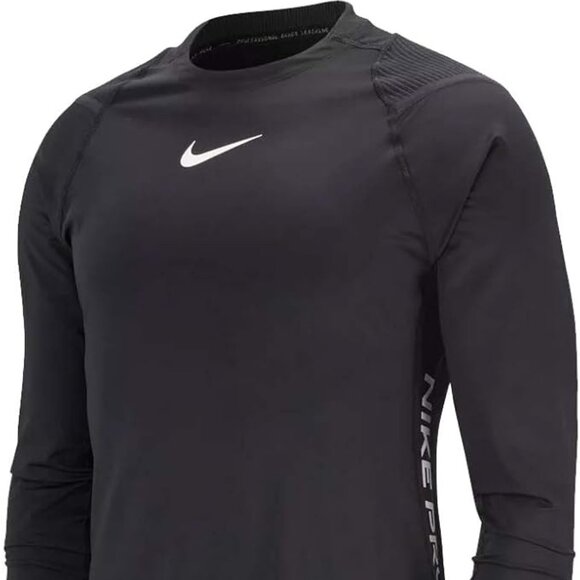 Nike Pro AeroAdapt Men's Training Long-Sleeve Top BV5508-010 - Picture 1 of 5